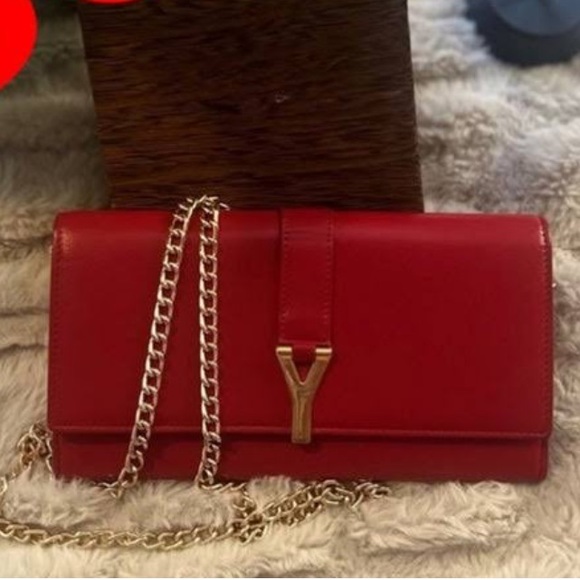 💯Authenic YSL Y ligne WOC Wallet on Chain Bag - Picture 2 of 16